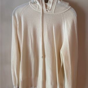 Club Monaco Cream Cowl Neck Sweater